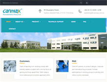 Tablet Screenshot of canmax.org
